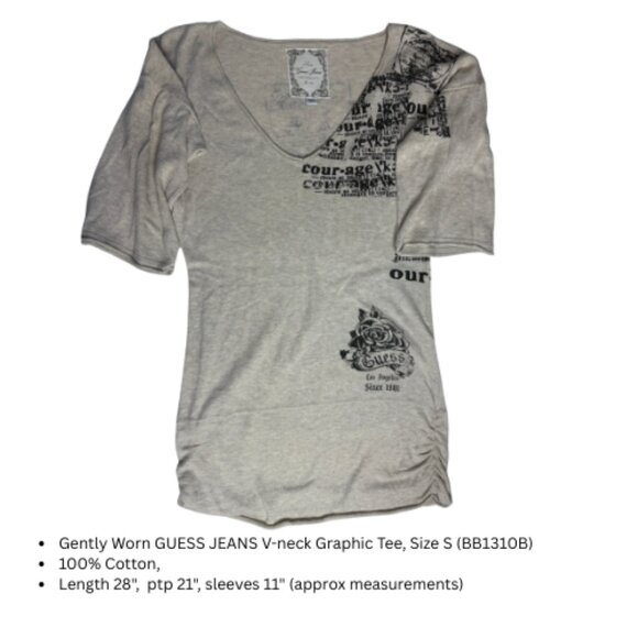 STYLE BUNDLE: GUESS JEANS Women's Top + Jeans, Size S/24 (BB1310B) - Picture 2 of 7